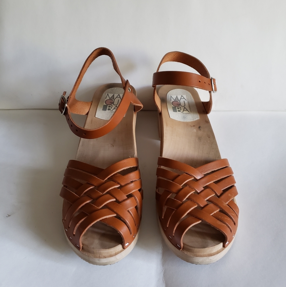 Maguba Brand Clogs size 42 Cognac